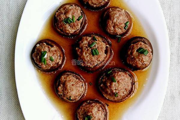 香菇蒸肉丸的做法图解5