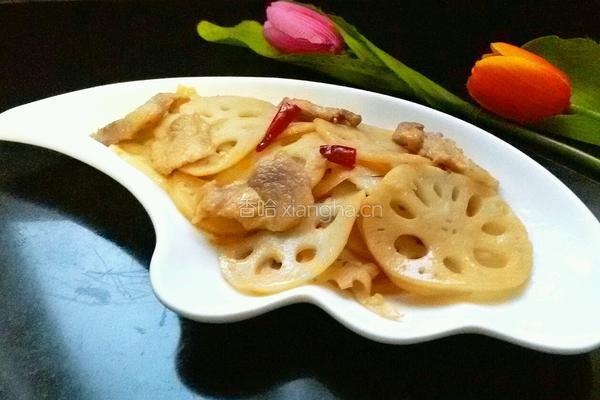 藕炒肉片的做法图解9
