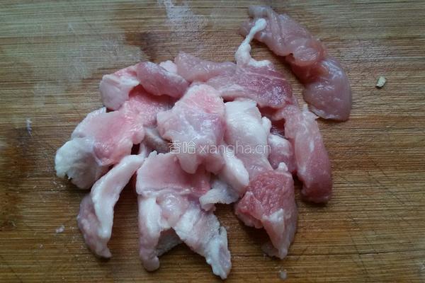 藕炒肉片的做法图解2