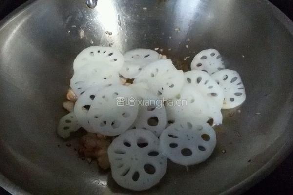 藕炒肉片的做法图解7