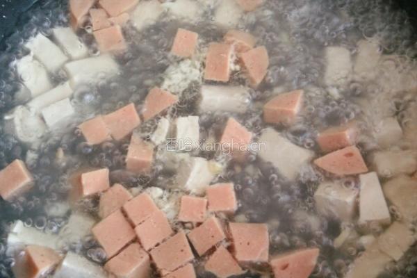 火腿豆腐汤的做法图解7