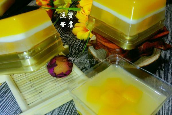 芒果椰汁冻