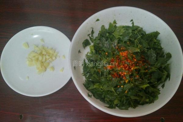 蒸芹菜叶的做法图解5