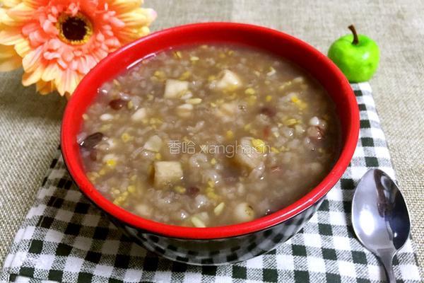山药豆薏米红豆粥的做法图解7