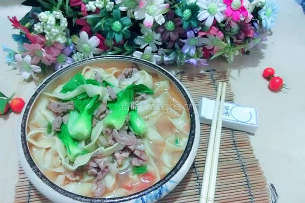 肉丝面青菜的做法图解10
