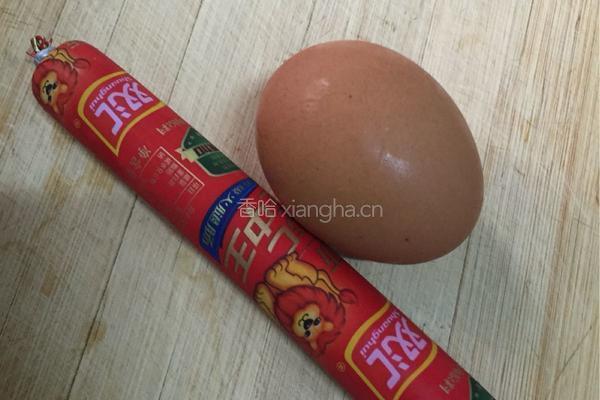火腿煎蛋的做法图解1