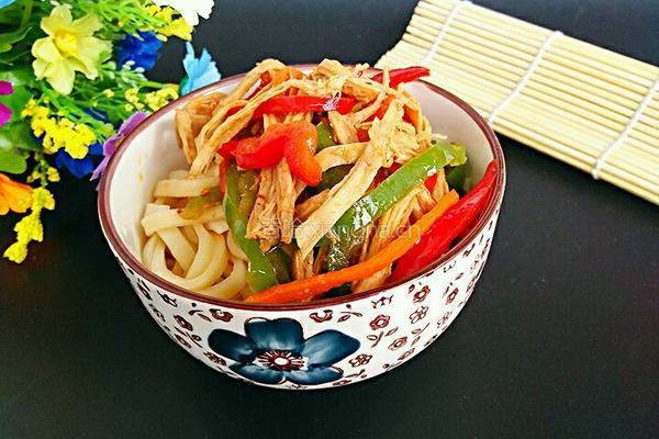 鸡丝凉拌面的做法图解10