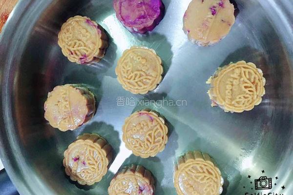 紫薯月饼的做法图解6