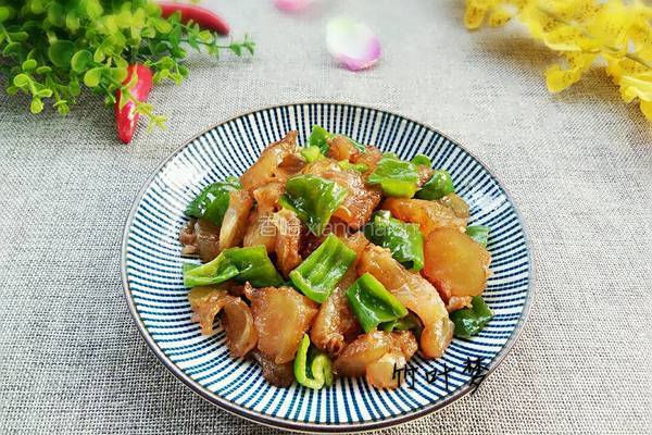 青椒炒牛筋的做法图解11