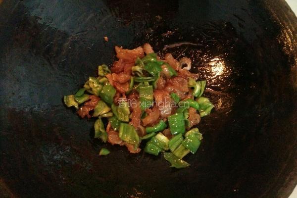 青椒炒牛筋的做法图解9