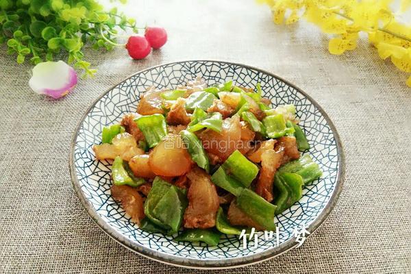 青椒炒牛筋的做法图解10