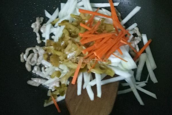 榨菜肉丝的做法图解4
