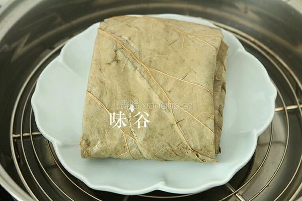 荷叶粉蒸肉的做法图解6
