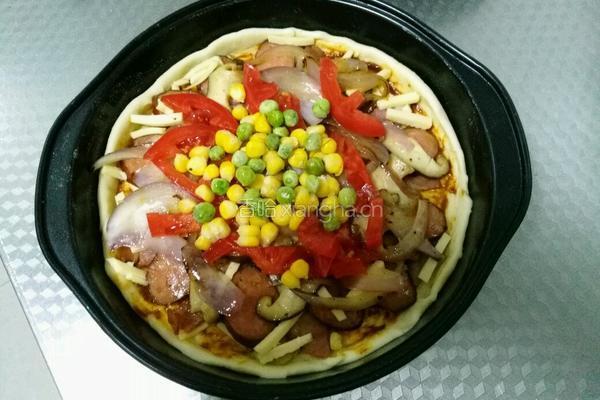 自制培根披萨的做法图解15