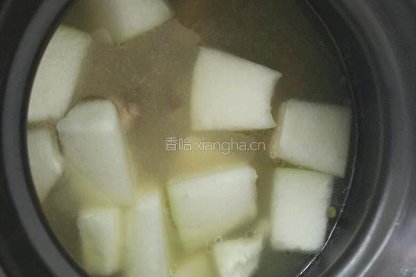 排骨绿豆冬瓜汤的做法图解4