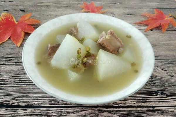 排骨绿豆冬瓜汤的做法图解6