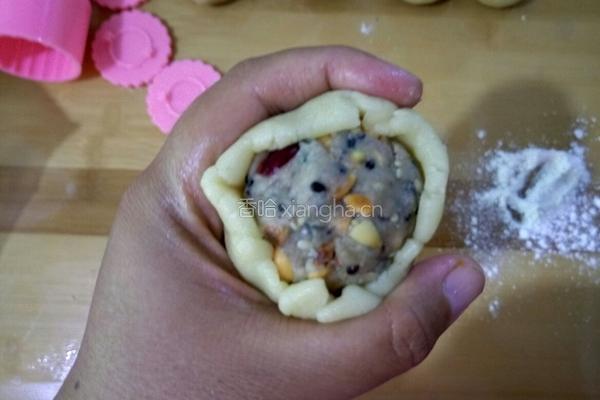 酥皮五仁月饼的做法图解16