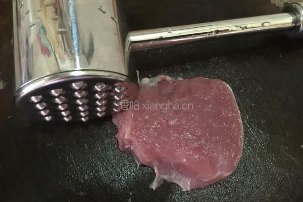 炸肉排的做法图解3