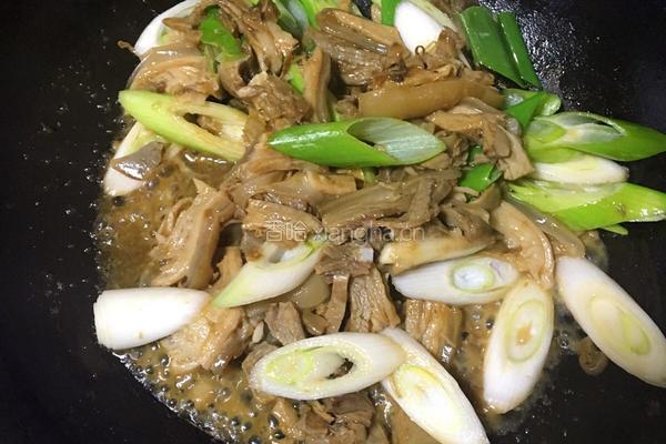 爆炒羊肉的做法图解4