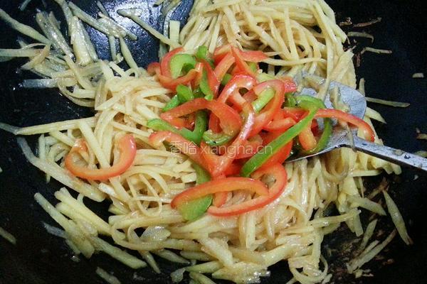 青椒肉丝土豆丝的做法图解8