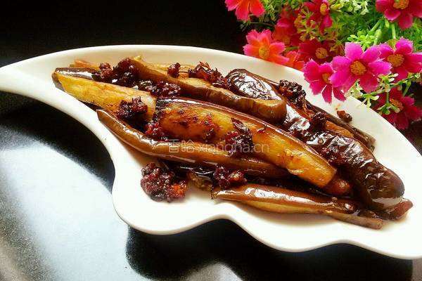 肉酱茄子的做法图解12