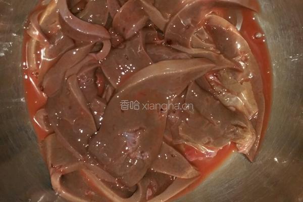 爆炒羊肝的做法图解3