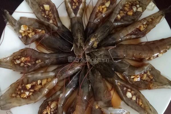 蒜蓉虾的做法图解3