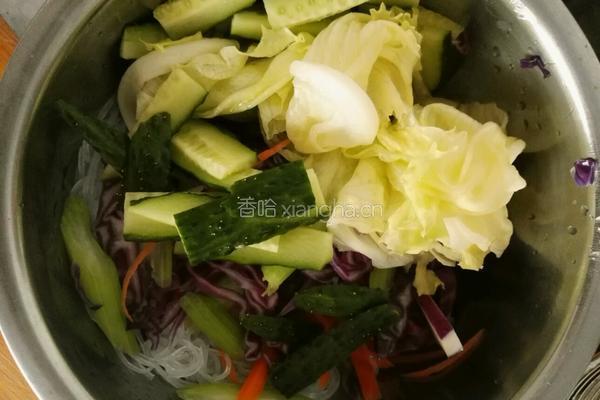 凉拌杂菜的做法图解5