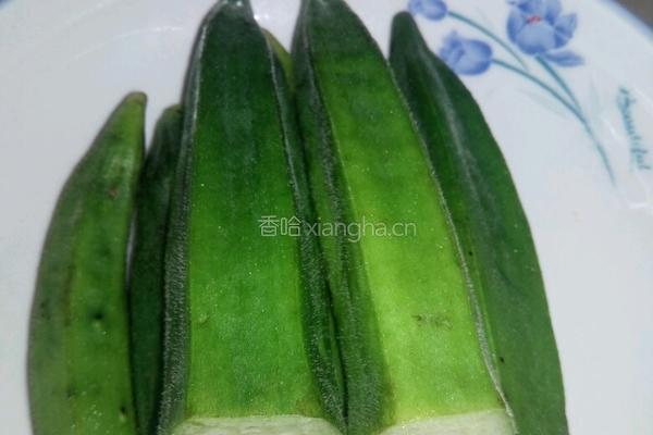 香油秋葵的做法图解2