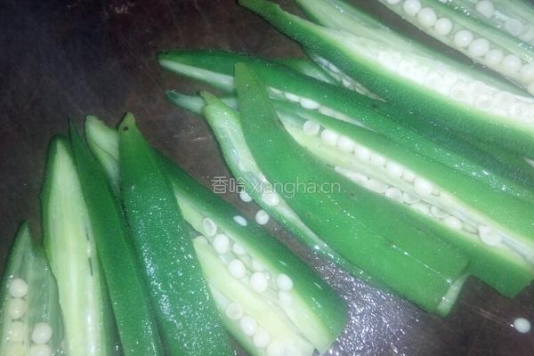 香油秋葵的做法图解4
