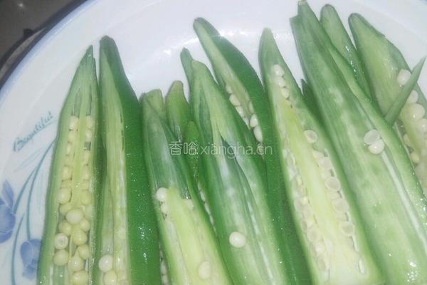 香油秋葵的做法图解5