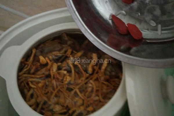 虫草花煲鸭汤的做法图解7