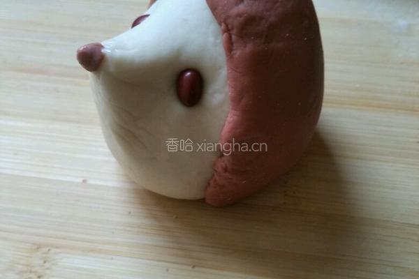 小刺猬豆沙包的做法图解7