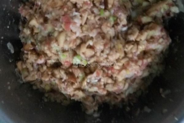 香菇葱肉饼的做法图解5