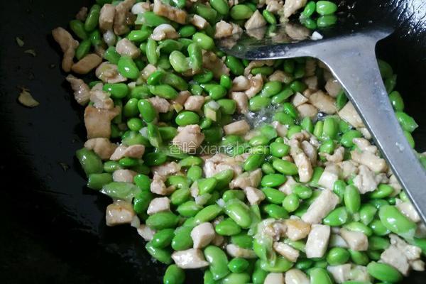 黄豆炒肉的做法图解5
