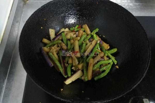 豆角烧茄子的做法图解6