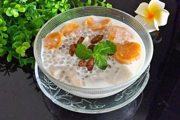 香芋牛奶西米露的做法图解9