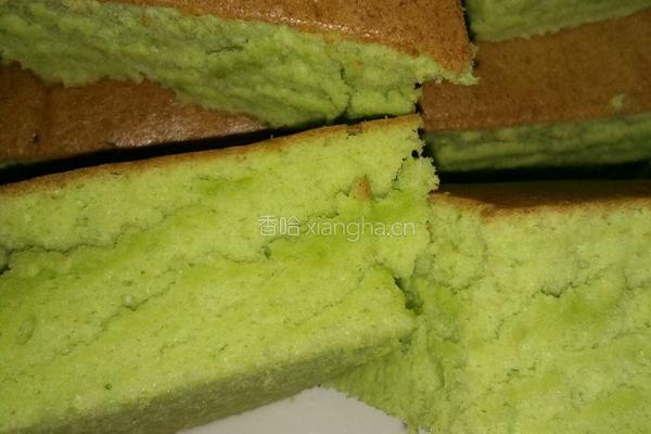 菜汁蛋糕的做法图解11