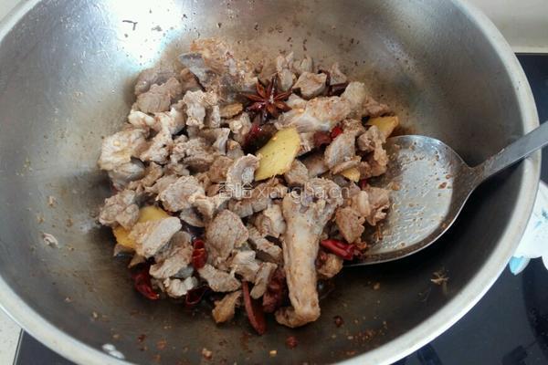 香辣炖羊肉的做法图解4