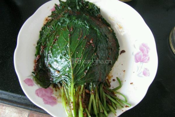苏子叶咸菜的做法图解3