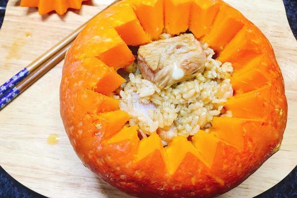 沙茶排骨南瓜饭的做法图解13