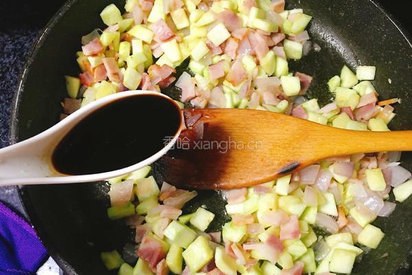 培根西葫芦拌豆腐的做法图解8