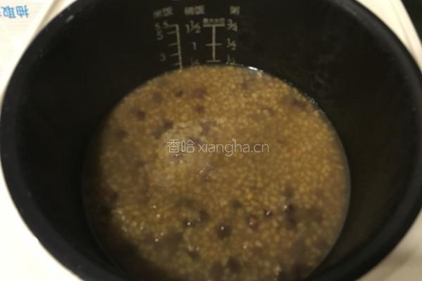 红豆玉米粥的做法图解4