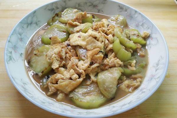 丝瓜炒蛋