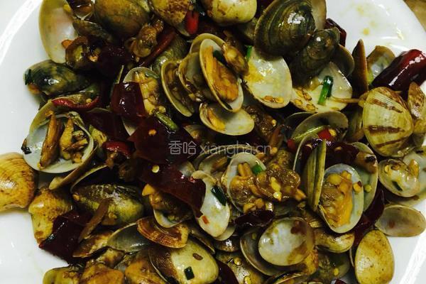 香辣爆炒花甲