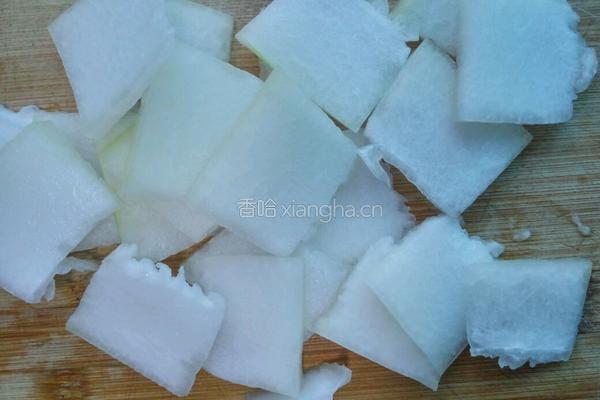冬瓜番茄汤的做法图解2