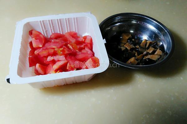 蕃茄冻豆腐的做法图解2