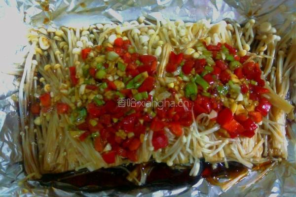 锡纸金针蘑的做法图解8