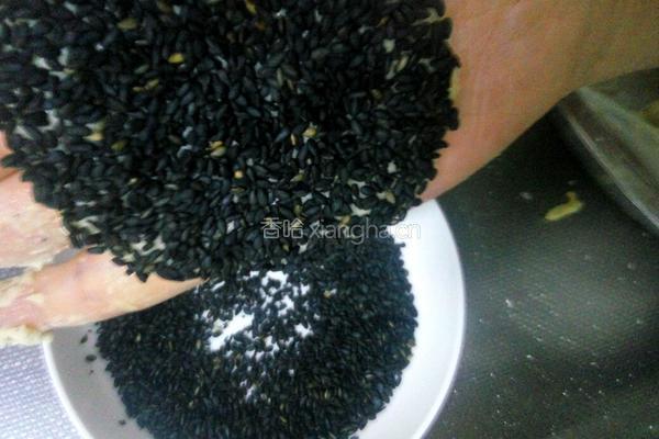 黑芝麻饼的做法图解6