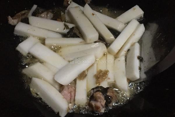 泡菜年糕的做法图解4